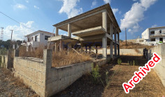 Four bedroom incomplete house in quiet Eptagonia village 
