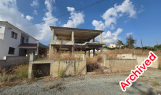 Four bedroom incomplete house in quiet Eptagonia village 