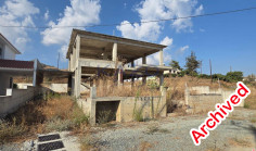 Four bedroom incomplete house in quiet Eptagonia village 