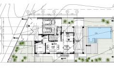Luxury 5 bedrooms villa with swimming pool for sale in Agios Tychonas