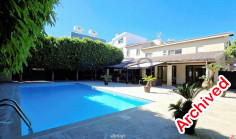 Modern Kapsalos villa with seven bedrooms pool 