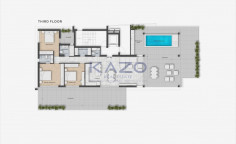 Penthouse apartment with sea view in Agios Ambrosios 
