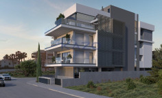 Penthouse apartment with sea view in Agios Ambrosios 