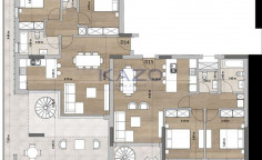 Modern apartment for sale in Agios Nektarios top floor 