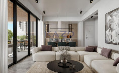 Modern sea front apartment with sea view Livadia 