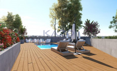 Modern top floor apartment in lively Sotiros area 