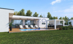Modern four bedroom villa in green Perivolia area 
