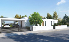 Modern four bedroom villa in green Perivolia area 