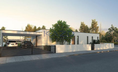 Modern four bedroom villa in green Perivolia area 