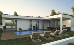 Modern four bedroom villa in green Perivolia area 