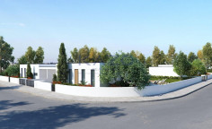 Modern four bedroom villa in green Perivolia area 