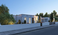 Modern four bedroom villa in green Perivolia area 