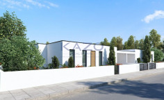 Modern four bedroom villa in green Perivolia area 