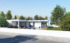 Modern four bedroom villa in green Perivolia area 