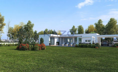 Modern four bedroom villa in green Perivolia area 