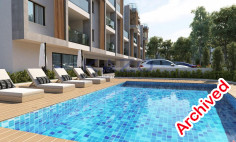 Modern 1 bedroom apartment in Oroklini with pool 