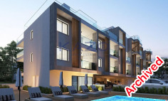 Modern 1 bedroom apartment in Oroklini with pool 