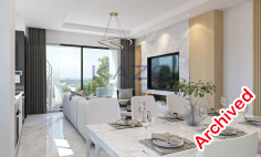 Modern 1 bedroom apartment in Oroklini with pool 