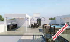 Modern 1 bedroom apartment in Oroklini with pool 