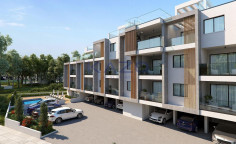 Modern 1 bedroom apartment in Oroklini with pool 