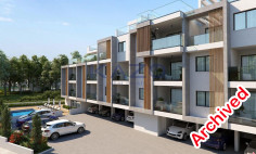 Modern 1 bedroom apartment in Oroklini with pool 