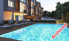 Modern 1 bedroom apartment in Oroklini with pool 