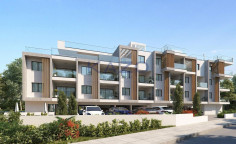 Modern 1 bedroom apartment in Oroklini with pool 