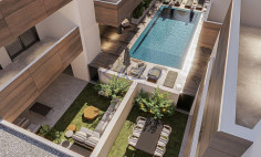 Top floor 2 bedroom apartment with pool access 