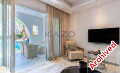 Seafront villa with yacht berth in Limassol Marina 