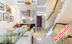 Seafront villa with yacht berth in Limassol Marina 