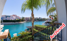Seafront villa with yacht berth in Limassol Marina 