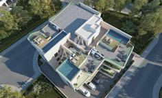 Beautiful two apartment with swimming pool for sale in Livadia