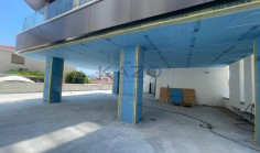 Brand new modern commercial building with rooftop 