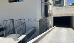 Brand new modern commercial building with rooftop 