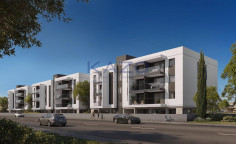 Modern studio apartment in Asomatos with communal pool & gym 