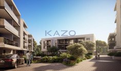 Modern studio apartment in Asomatos with communal pool & gym 