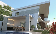 Luxury 3-bed villa in Agios Tychonas with sea views 