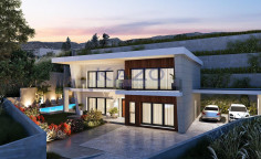 Luxury 3-bed villa in Agios Tychonas with sea views 