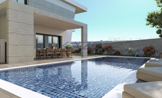 Luxury 3-bed villa in Agios Tychonas with sea views 