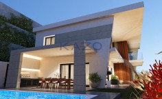 Luxury 3-bed villa in Agios Tychonas with sea views 