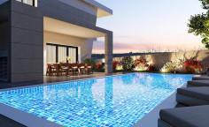 Luxury 3-bed villa in Agios Tychonas with sea views 