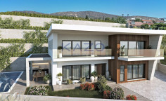 Luxury 3-bed villa in Agios Tychonas with sea views 