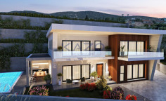 Luxury 3-bed villa in Agios Tychonas with sea views 