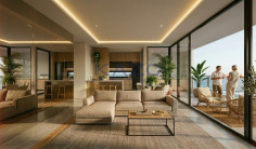 Modern 1-bed apartment, Agios Athanasios with city view 