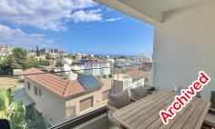 1 bedroom modern apartment sea views for rent Panthea 