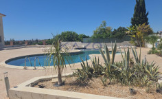 Top-floor 2-bed Erimi apartment with sea views & pool 
