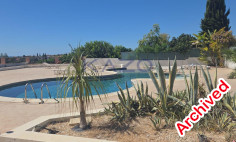 Top-floor 2-bed Erimi apartment with sea views & pool 