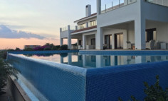 Large luxurious villa in armenohori/Ayios Tychonas with top sea views! 