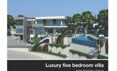 Modern, new luxury 5-bed villa with sea views! 