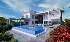 4 bedroom house with swimming pool for sale in Akrounta